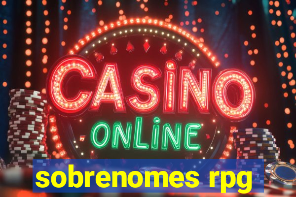 sobrenomes rpg